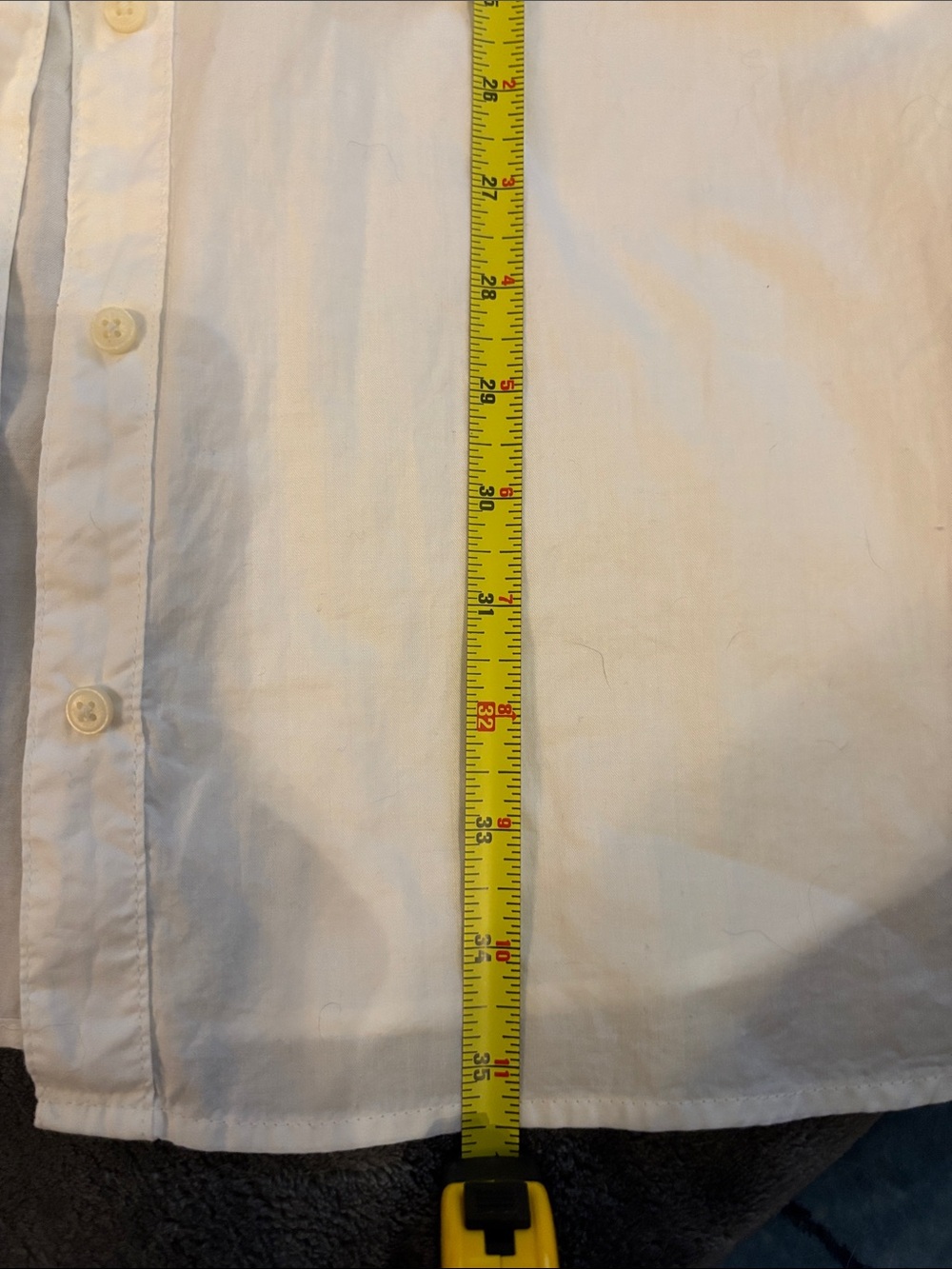 Old Navy White Button-Front Shirt Dress or Beach Cover-up - Picture 4 of 5